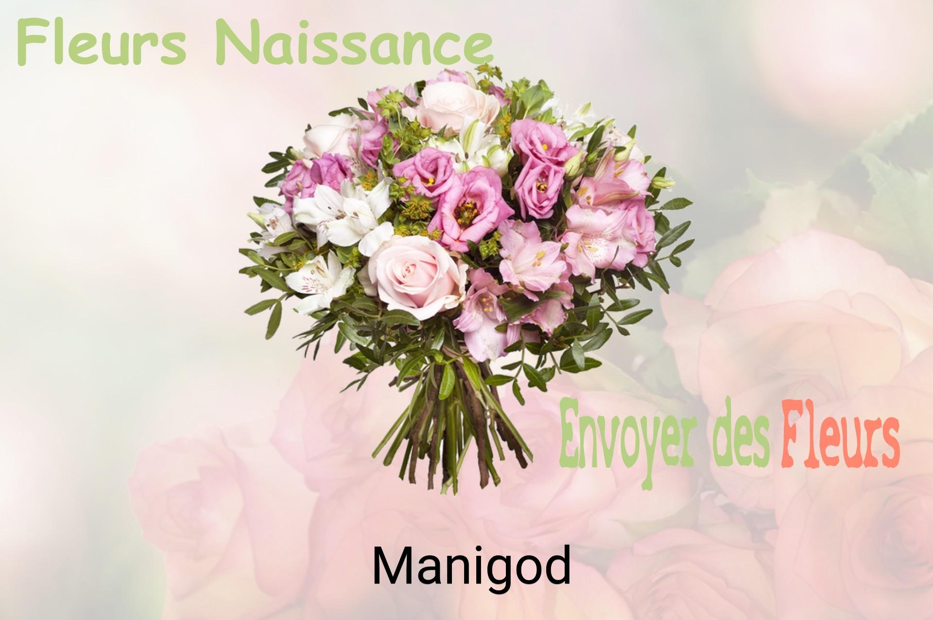 Bouquet de fleurs de naissance livré à Manigod